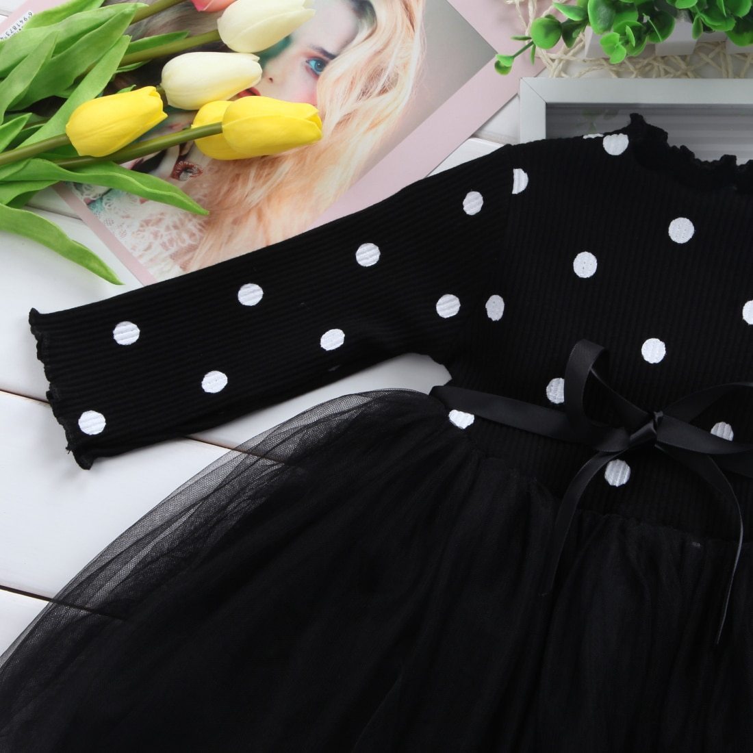 Adorable Long Sleeve Tutu Dress