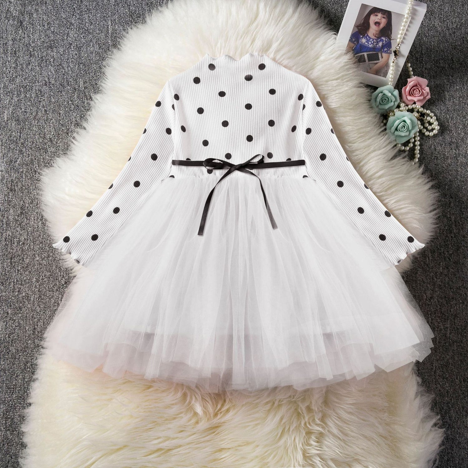 Adorable Long Sleeve Tutu Dress