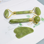 Three-Set Jade Facial Roller Massager