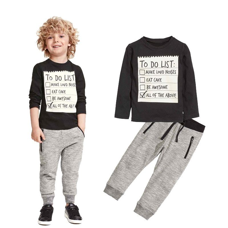 Kids Boys Clothing Set Baby Boy Casual Clothes Spring