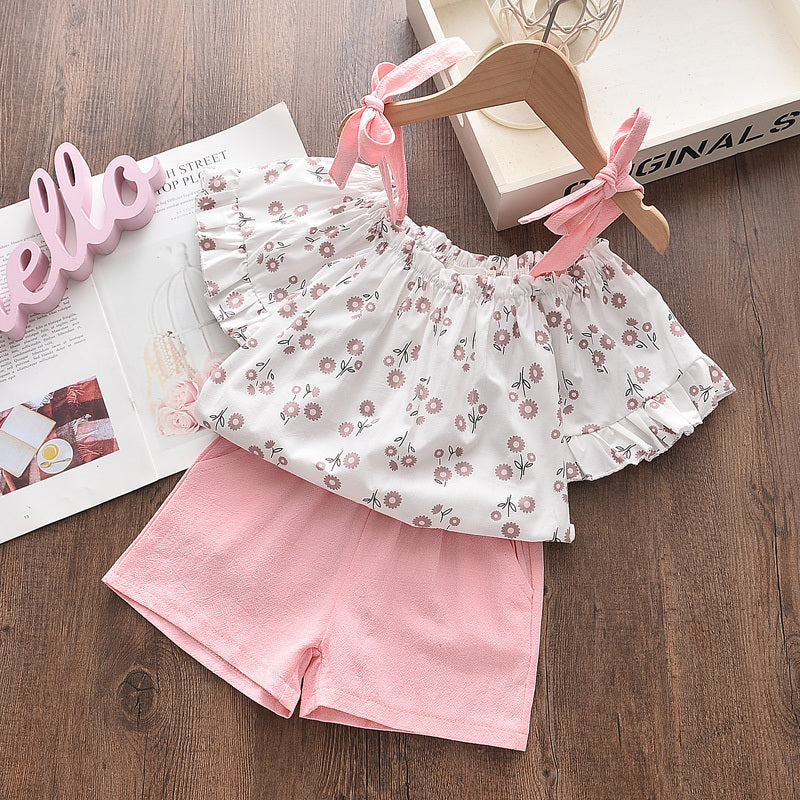 Chiffon Sling Two-Piece Cool Suit