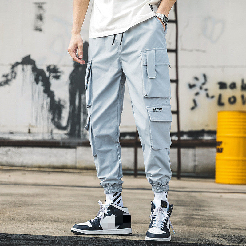 Trend Ins Spring Functional Wind Boys Harem Pants