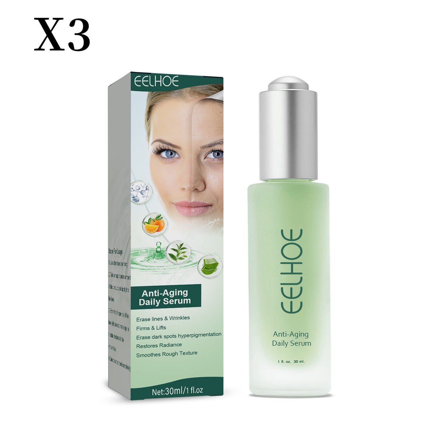 Intensive Anti-wrinkle Fade Fine Lines And Dark Circles Adjust Skin Tone Tighten And Moisturize Skin Care