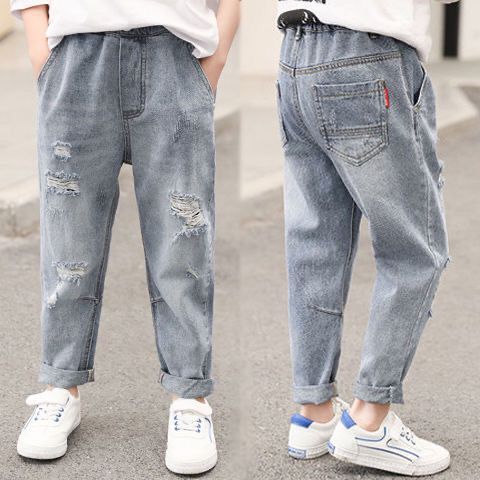 Boys' Denim Trousers Trousers Children's Clothing