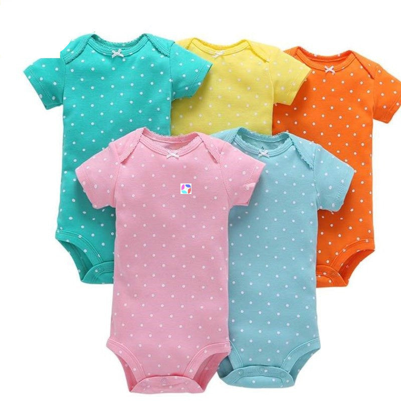 Newborn Baby Cotton Romper 5pcs