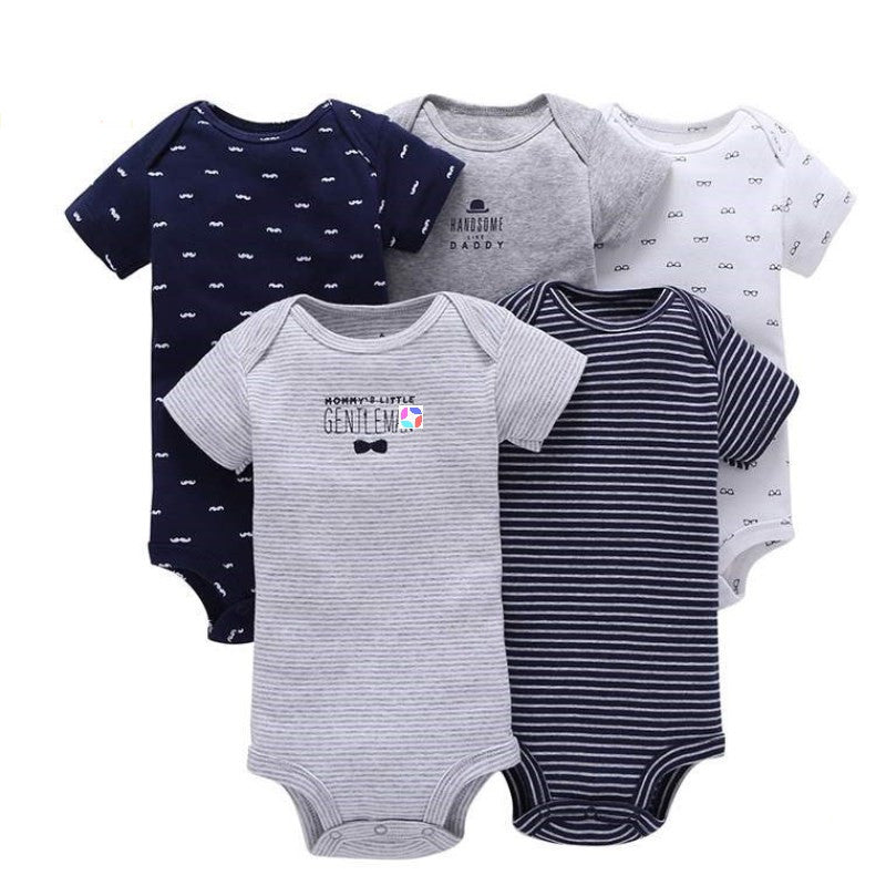 Newborn Baby Cotton Romper 5pcs