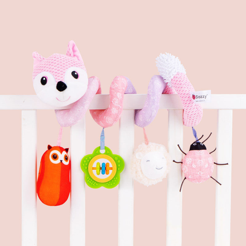 Plush Toy Baby Bed Trailer