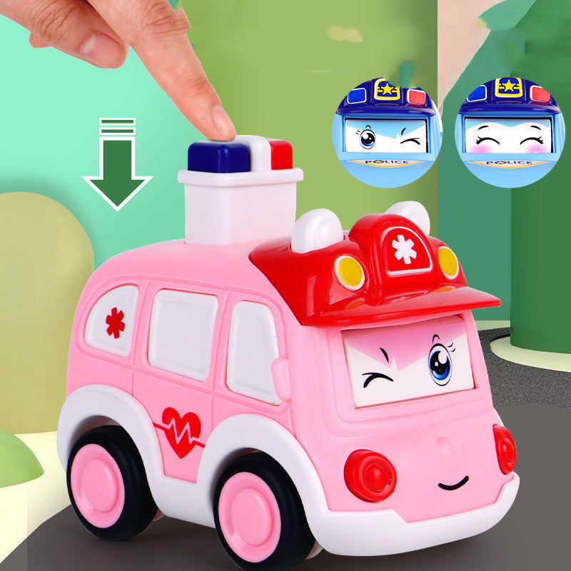 Cartoon Police Car Toy