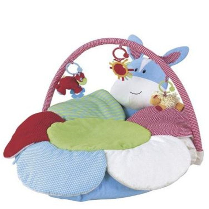 Multifunctional baby inflatable play blanket