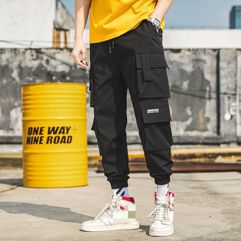 Trend Ins Spring Functional Wind Boys Harem Pants