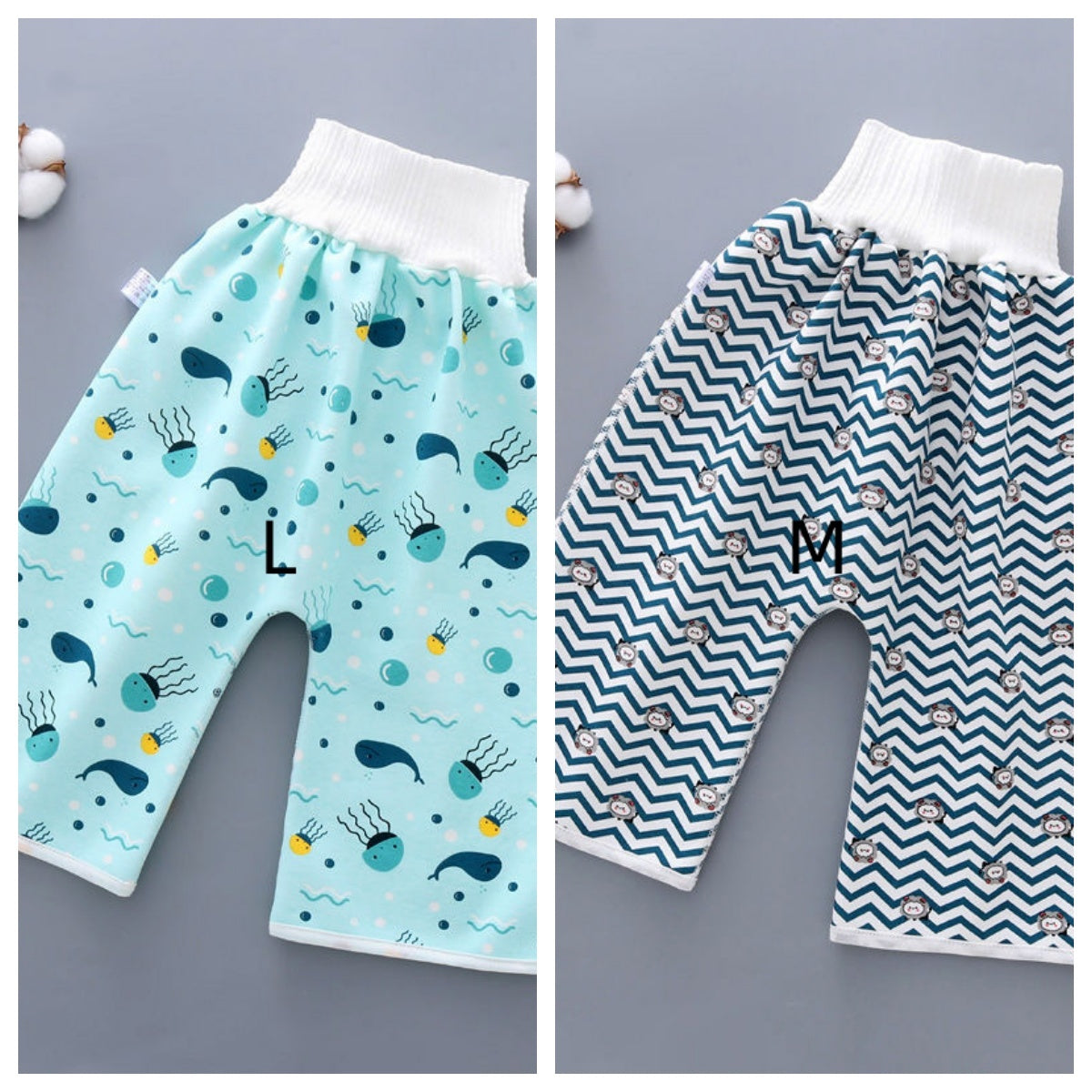 Waterproof Non-leaking Urine Training Pant Baby Boys And Girls Night Urine Washable Diaper Pants