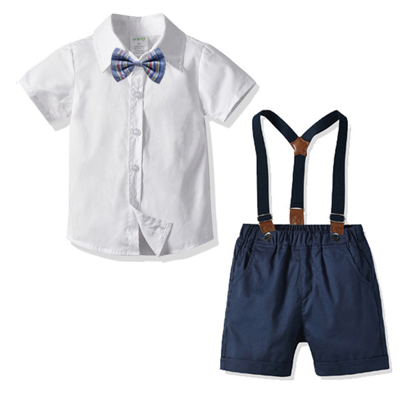 Boys' shirt and overalls