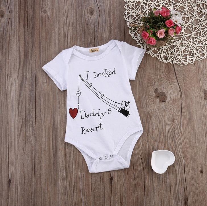 New Baby Romper Unisex Heart Design