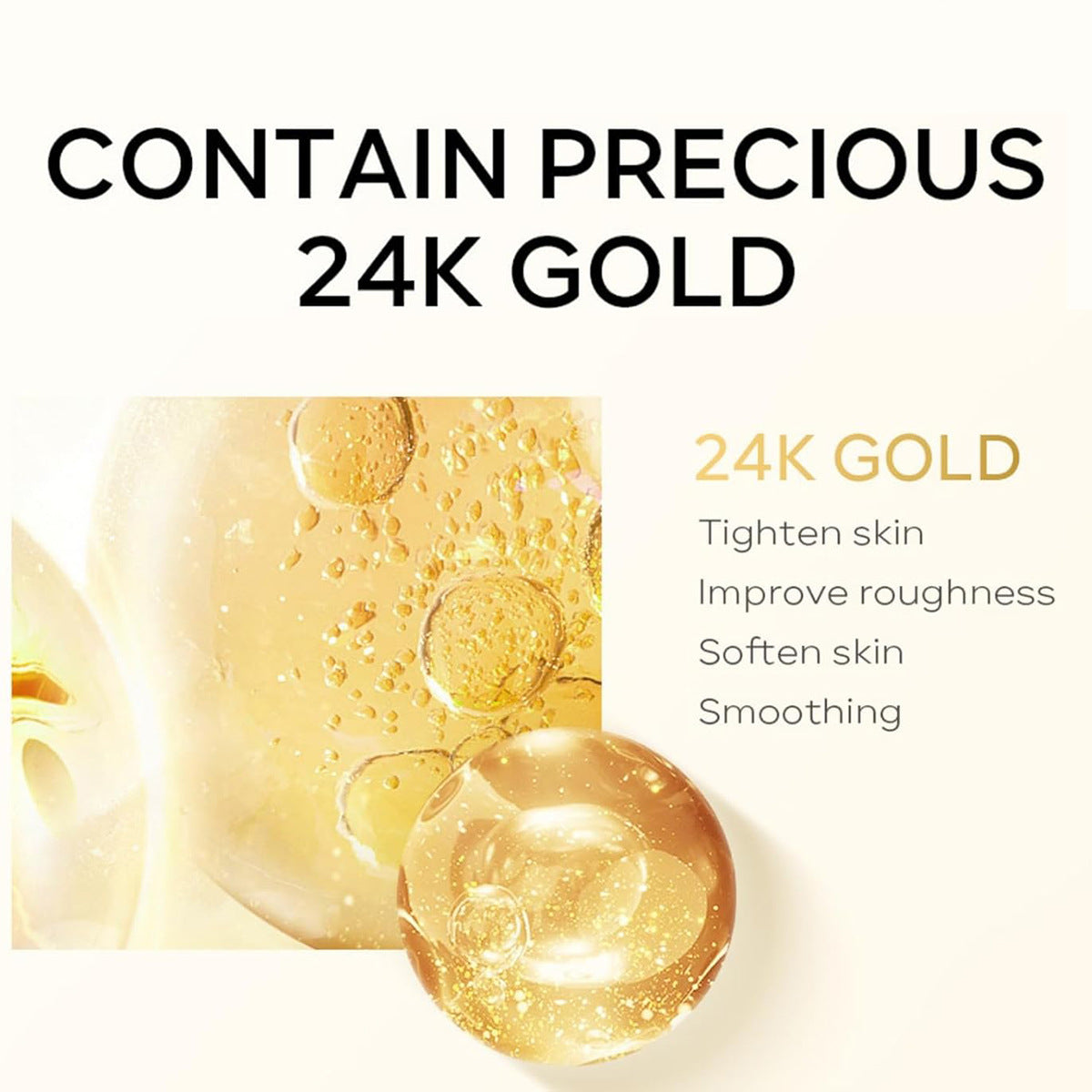 24K Gold Foil Gold Exfoliating Mask Cleansing And Pore Refining