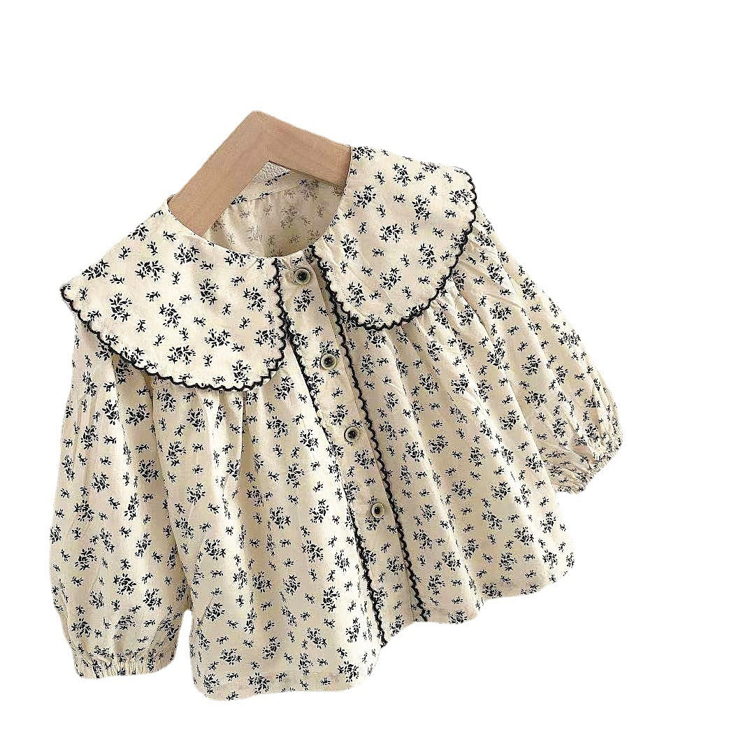 Girls' Shirt Floral Baby Girls' Shirt Top