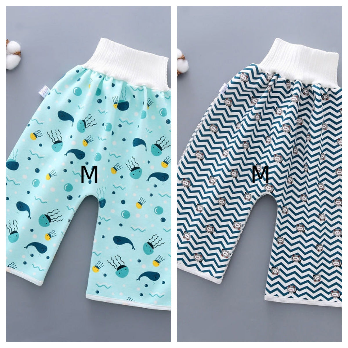 Waterproof Non-leaking Urine Training Pant Baby Boys And Girls Night Urine Washable Diaper Pants