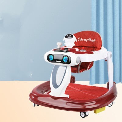 Baby Walker Anti-O-leg Baby Children's Multi-functional Anti-rollover Walker